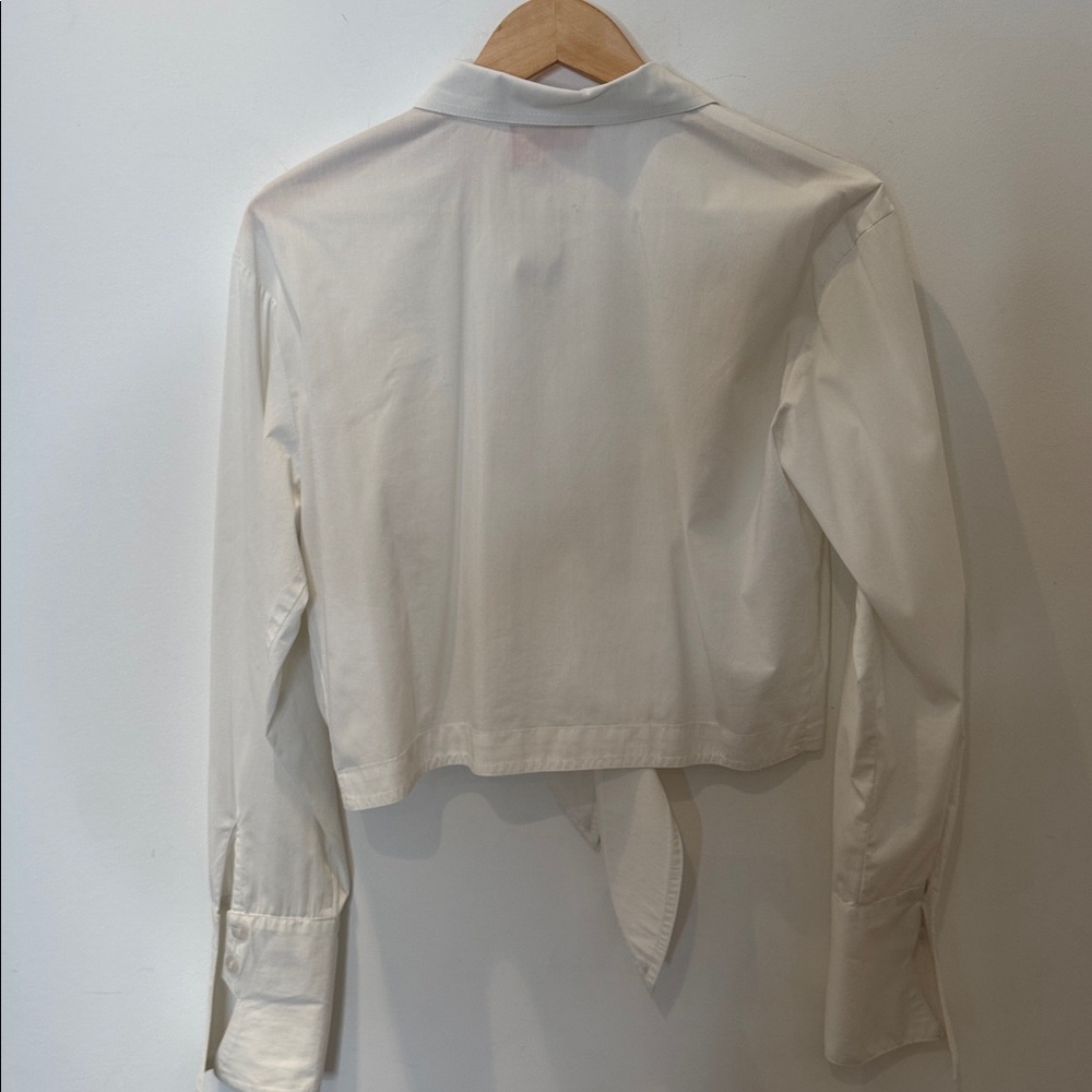 Crazy Larry Vintage Tie-Front Blouse.
Perfect for spring! - Picture 3 of 9